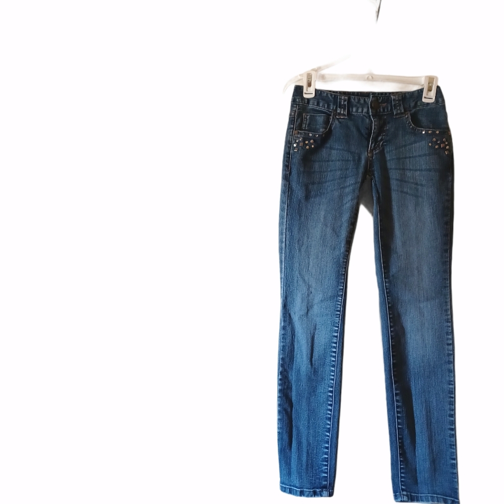 INC denim reg fit skinny leg jeans sz 2P